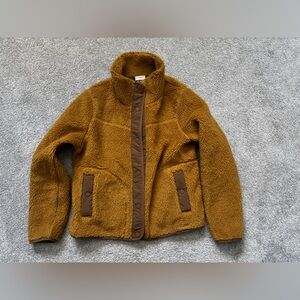 L.L. Bean Womens Brown Fleece Jacket